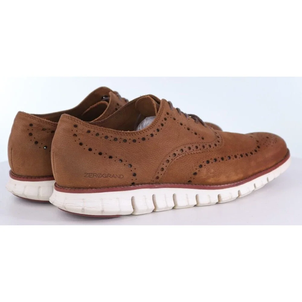 Cole Haan Zero Grand $160 Men's Wingtip Oxfords Shoes Size 11.5 M Nubuck C29771